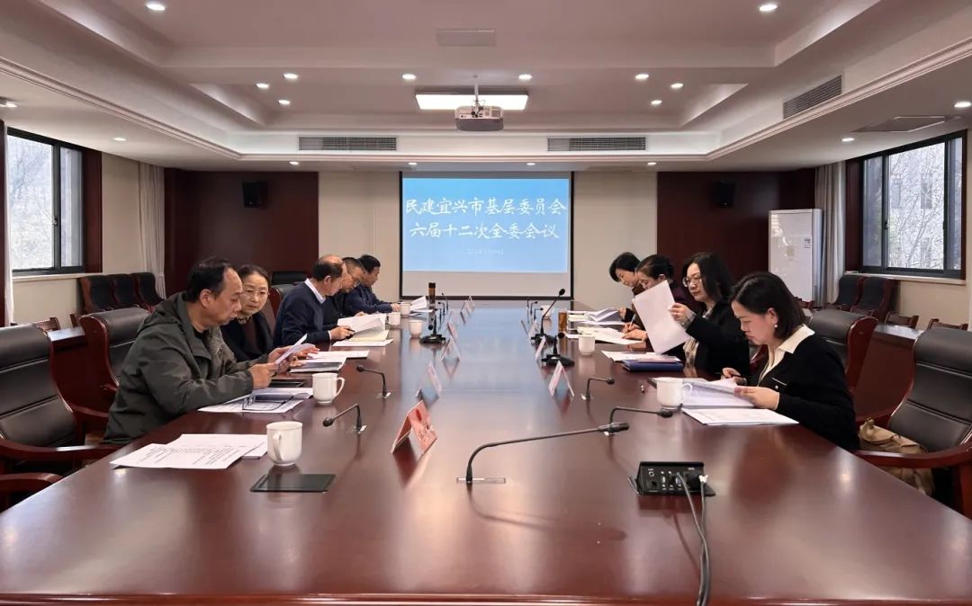 谋篇布局 奋楫争先 民建宜兴市基层委员会召开六届十二次全委会议 江苏民建